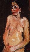 Chaim Soutine Naked Woman oil